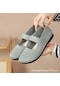 Yeşil Kadın Flats Ayakkabı Kadınlar İçin Katlanabilir Loafer'lar Üzerinde Kayma Kare Ayak Tek Ayakkabı Oymak Moda Anne Bayanlar İçin Rahat Ayakkabılar Yeşil