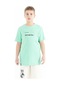 Tommy Life Su Yeşili Baskı Detaylı O Yaka Standart Kalıp Erkek Çocuk T-shirt - 11117 Su Yeşili