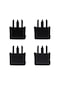 Toyota İçin Corolla İçin Sürgülü Klip Egzoz Hava Çıkış Klipleri Hava Çıkış Klipsi Klima Havalandırma 4pcs-black