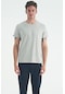 Tommy Life Calvin Gri Melanj Basic Erkek T-shirt - 88245 GRI MELANJ