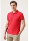 Twn Slim Fit Kırmızı Düz Örgü T-Shirt 0Ec146011783M