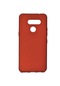 Noktaks - Lg Uyumlu Lg K50s - Kılıf Mat Renkli Esnek Premier Silikon Kapak - Kırmızı