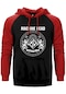 Machine Head Album 2020 Kırmızı Renk Reglan Kol Kapşonlu Sweatshirt