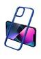 iPhone Uyumlu 13 Pro Kılıf Lopard Krom Kapak - Lacivert