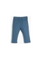 Koton Pantolon Slim Fit Cepli Pamuklu Beli Ayarlanabilir Lastikli Mavi 3smb40037tw 3SMB40037TW655
