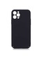 Mutcase - İphone Uyumlu İphone 12 Pro - Kılıf Renkli Sert Plastik Kapp Kapak - Siyah