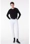 Wrangler Texas Slim Fit Dar Kesim Normal Bel Dar Paça Esnek Beyaz Erkek Pantolon W12S004100