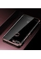Tecno - Huawei P Smart Fıg-lx1 - Kılıf Dört Köşesi Renkli Arkası Şefaf Lazer Silikon Kapak - Rose Gold