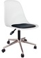 Çalışma Koltuğu / Bilgisayar Koltuğu / Çalışma Sandalyesi / Yükseklik Ayarlı / Flora Axen Model Beyaz