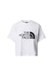 The North Face Kadın Ss Easy Relaxed Cropped Tişört Nf0a8a6hfn41 Beyaz