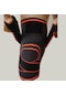 Turuncu 1 Pcs Rölyef Spor Malzemeleri Elastik Wrap Bandaj Brace Spor Diz Desteği Sıkıştırma Kollu L Turuncu
