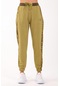 Maraton Sportswear Comfort Kadın Dönüşlü Paça Basic Yeşil Pantolon 21451-yeşil