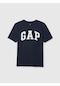 Gap 708370002 V-bas Ss Logo Tee Erkek Çocuk Tişört Lacivert