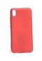 Kilifone - Xiaomi Uyumlu Redmi 7a - Kılıf Mat Renkli Esnek Premier Silikon Kapak - Kırmızı
