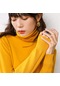 Sarı Sonbahar Kış Kazak Balıkçı Yaka Slim Fit Temel Kazaklar Moda Kore Örgü Üstler Alt Kadın Kazak Streç Kazaklar