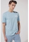 Lee Bisiklet Yaka T-shirt Mavi Erkek Kısa Kol T-shirt 000000000101982752