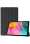 Kilifone - Galaxy Uyumlu Galaxy Tab A 10.1 2019 T510 - Kılıf Smart Cover Stand Olabilen 1-1 Uyumlu Tablet Kılıfı - Siyah