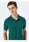 Koton Slim Fit Kısa Kollu Pamuklu Polo Yaka Tişört Yeşil 5sam10015mk Yeşil