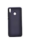 Noktaks - Huawei Uyumlu Huawei Honor 8x - Kılıf Mat Renkli Esnek Premier Silikon Kapak - Siyah