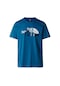 The North Face M S/s Mountaın Lıne Tee Erkek T-shirt Nf0a87ntrbı1 001