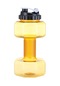 Yeni Yaratıcı Spor Şişesi Plastik Dambıl Bardak 2600ml Büyük Kapasiteli Fitness Bardağı Sonbahar Ve Kış Reklam Su Bardağı Sarı 2200ml Dambıl Bardağı Çok Renkli