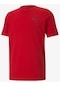 Puma Actıve Small Logo Tee Erkek Kırmızı T-shirt 58672511 Kırmızı