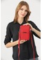 Eşsiz Pazar Kırmızı Kadın Çapraz Askılı Telefon 3 Bölmeli Cüzdan Çanta