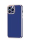 Kilifone - İphone Uyumlu İphone 13 Pro Max - Kılıf Parlak Renkli Bark Silikon Kapak - Lacivert