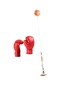 Ganzhoushop Turuncu Topu Suntek Reaksiyon Fitness Spor Ekipmanları Egzersiz Dikey Boks Lg Turuncu