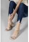 Riccon Kadın Topuklu Sandalet 0012355Bej-Bej