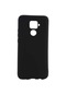 Tecno - Huawei Mate 30 Lite - Kılıf Mat Renkli Esnek Premier Silikon Kapak - Siyah