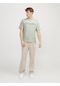 Jack&jones Plus O Yaka Regular Fit Yeşil Erkek T-shirt 12256971