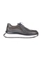 Shoetyle - Gri Deri Bağcıklı Erkek Günlük Ayakkabı 250-2416-992-gri
