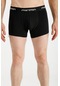 Maraton Sportswear Ekstra Slim Erkek Düz Paça İç Giyim Siyah Boxer 18112-siyah