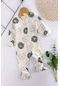Ladybirds Erkek Bebek Ayıcık Desenli Uzun Kollu Patikli Tulumu-786-yeşil