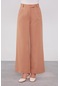 Camel Gizli Düğmeli Kumaş Pantolon Camel