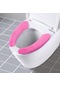 Gül Kırmızısı Tuvalet Yapışkan Tuvalet Paspas Koltuk Örtüsü Ped Ev Yumuşak Artı Kaşmir Klozet Kapağı