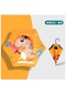 Hyt-köşeleri Yuvarlatılmış Ve Kavisli Saplı Cartoon Çocuk Şemsiyesi, Yeni Stil Çocuk Şemsiyesi-turuncu