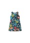 Lovetti Kız Çocuk Macro Farm House Desen Kolsuz Elbise 5757-118