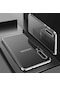 Kilifone - Samsung Uyumlu Galaxy A30s - Kılıf Dört Köşesi Renkli Arkası Şefaf Lazer Silikon Kapak - Gri