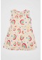 Defacto Kız Bebek Desenli Kolsuz Elbise C0074a524smpn300