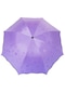 Hyt Üçe Katlanır Şemsiye, Sıçrama Şemsiyesi, Manuel Şemsiye, Katlanır Şemsiye, Çift Amaçlı Katlanır Şemsiyeyle Buluşuyor-krem - Mor