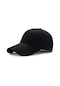 Jmsstore Unisex Kavisli Ayarlanabilir Düz Renk Beyzbol Şapkası - Siyah