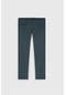 Erkek Petrol Slim Fit Dar Kesim 5 Cep Pamuklu Esnek Pantolon Petrol