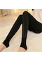 Jmsstore Siyah 8 Renk Kış Kalın Kaşmir Tayt Kadın Rahat Sıcak Sahte Kadife Örme Çorap