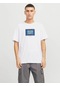 Jack & Jones Jjhudson Ln Erkek Tişört 12268477 Beyaz