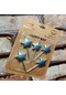 Vıp Silver Star Happy Bırthday Candle 5 Adet Metalik Gümüş Yıldızlı Pasta Mumu Yıldız Doğum Günü Mumu Renkli