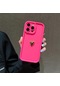 3d Altın Kalp Silikon Yumuşak Telefon Kılıfı İphone Uyumlu  15 14 13 12 11 16 Pro Max Rose Red For İphone Uyumlu 7plus8plus '-Beyaz