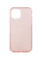 Kilifone - İphone Uyumlu İphone 12 - Kılıf Simli Koruyucu Shining Silikon - Rose Gold