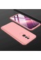 Ekılıf - Huawei Mate 20 Lite Uyumlu Kılıf Parmak İzi Yapmayan 3 Parça Ays Kapak - Rose Gold